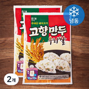 해태제과 고향만두 우리쌀 (냉동), 600g, 2개