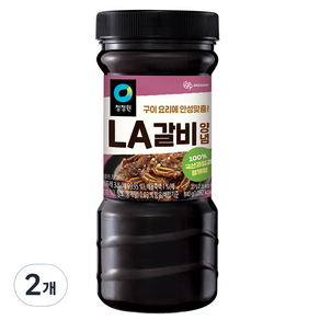 청정원 LA갈비양념, 840g, 2개