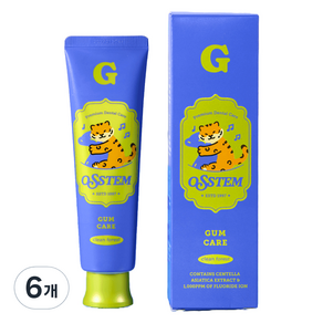 오스템파마 G 잇몸 케어 치약 클린포레스트향, 120g, 6개