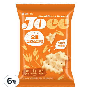 JOEE 오트 크리스피칩, 6개, 52g