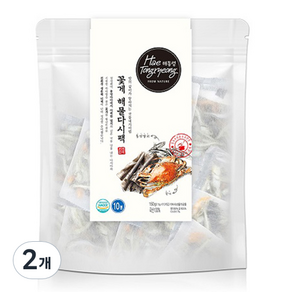 해통령 꽃게해물 다시팩 10p, 150g, 2개