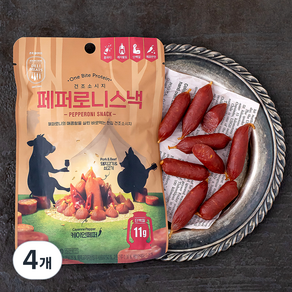 존쿡 델리미트 페퍼로니스낵, 50g, 4개