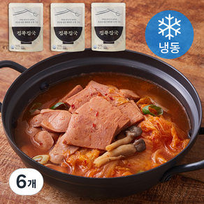 집콕집국 부대찌개 (냉동), 500g, 6개