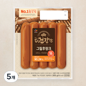 더건강한 그릴후랑크, 300g, 5개