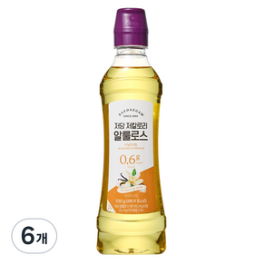 배대감 저당 저칼로리 알룰로스 바닐라, 530g, 6개