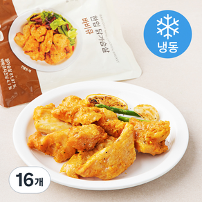 바르닭 한입 닭가슴살 바비큐 (냉동), 100g, 16개