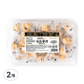 전통 수제 검은콩 도시락 엿, 160g, 2개