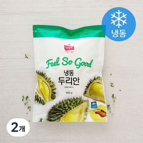 생활앤 냉동 두리안 베트남산 (냉동), 450g, 2개