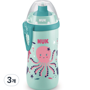 누크 주니어 스포츠컵, 300ml, 3개, 문어