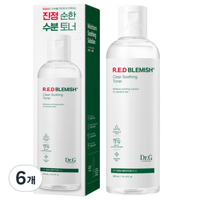 닥터지 레드 블레미쉬 클리어 수딩 토너, 300ml, 6개