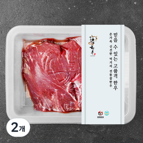 전통참한우 사태 덩어리 수육 국거리 장조림용 (냉장), 400g, 2개