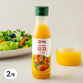 백설 유자 드레싱, 250g, 2개