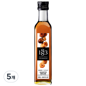 1883메종루틴 로스티드 헤이즐넛향 시럽, 250ml, 5개