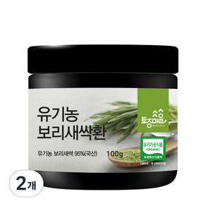 토종마을 유기농 보리새싹환, 100g, 2개