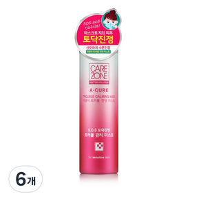 케어존 닥터솔루션 아큐어 트러블 진정 미스트, 170ml, 6개