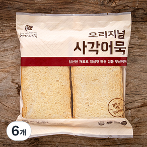 영자어묵 오리지널 사각어묵, 1000g, 6개