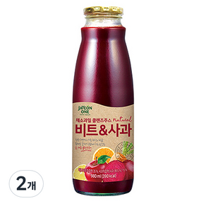 자연원 채소 과일 네츄럴 클렌즈 주스 비트 사과, 2개, 980ml