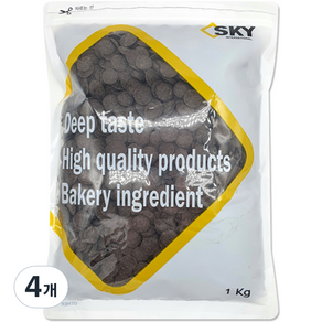 이르카 키론카오 다크 코팅 초콜릿, 4개, 1kg