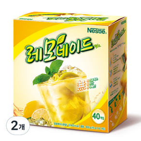 네슬레 레모네이드 에이드 분말, 15g, 40개입, 2개