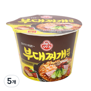 오뚜기 부대찌개 라면 115g, 5개