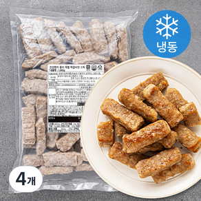 건강한끼 풍미 작렬 떡갈비맛스틱 (냉동), 1kg, 4개