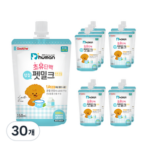 듀먼 반려동물 초유단백 챱챱 펫밀크 튼튼관절, 우유, 150ml, 30개