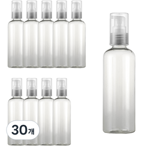 화장품 에센스 오일 공병 용기 100ml, 투명(캡), 30개