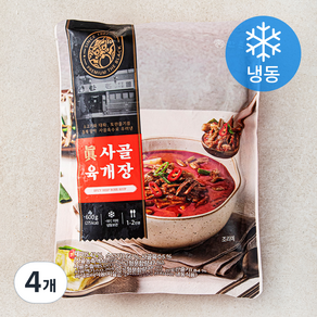 한촌 진 사골육개장 (냉동), 600g, 4개