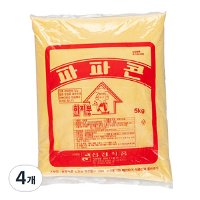 신진식품 파파콘 가루, 5kg, 4개