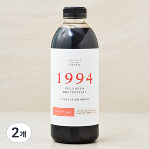 1994 콜드브루 원액 에티오피아 액상커피, 1000ml, 2개