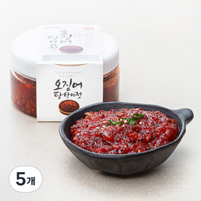 반찬단지 오징어 탕탕이젓, 200g, 5개