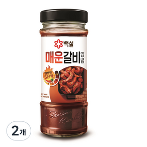 백설 매운갈비양념, 490g, 2개