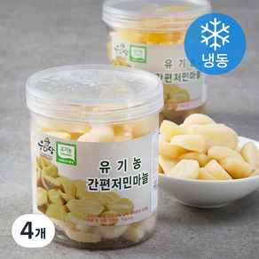 우리땅 유기농 인증 간편 저민마늘 (냉동), 250g, 4개