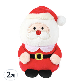 모찌타운 X-Mas 핫팩 인형 산타 14cm, 2개