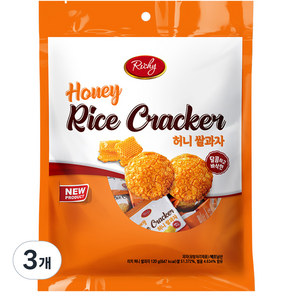 Richy 허니 쌀과자, 120g, 3개