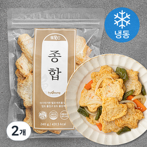 효성어묵 또묵 종합 어묵 (냉동), 240g, 2개