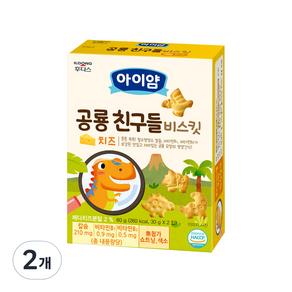 일동후디스 아이얌 공룡친구들 비스킷 30g x 2p