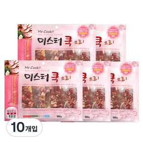 미스터쿡 강아지 간식 큐브, 오리, 300g, 10개