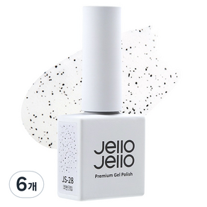 젤로젤로 젤네일, JS-28 쿠앤크칩, 10ml, 6개