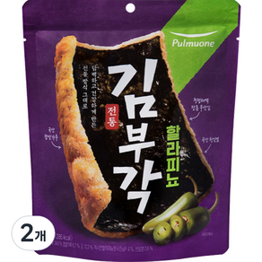 풀무원 전통 김부각 할라피뇨, 50g, 2개