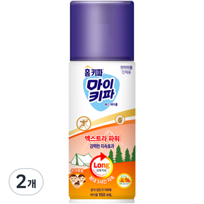 홈키파 마이키파 에스 에어졸 엑스트라 파워, 150ml, 2개