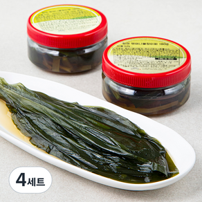 일미 고기밥상B 명이나물장아찌 180g x 2팩 세트, 4세트