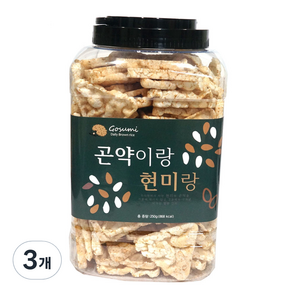 곤약이랑 현미랑, 250g, 3개