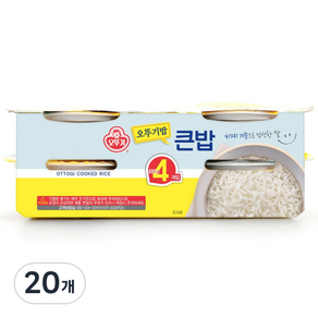 오뚜기 큰밥, 300g, 20개