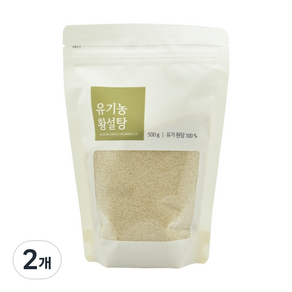 올가홀푸드 황설탕, 2개, 500g