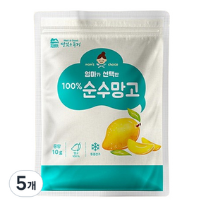 맛있는풍경 엄마가 선택한 순수망고, 10g, 5개