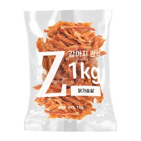 이수펫 제트 강아지 대용량 수제간식, 닭가슴살, 1kg, 1개