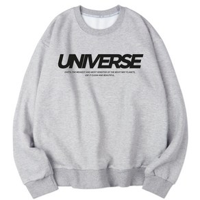 벤힛 UNIVERSE 기모 쮸리 오버핏 맨투맨