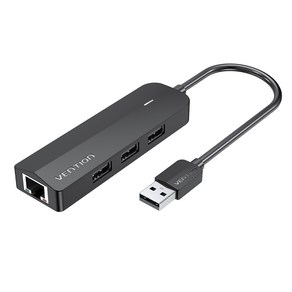 벤션 USB 랜카드 3포트 멀티 허브 CHPBB