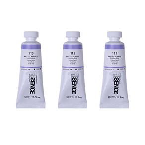 신한에쎈스 아크릴 컬러 물감 Tube A 시리즈 파스텔 퍼플 3p, 1색, 50ml